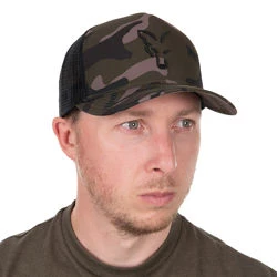Fox Black Camo Trucker Cap